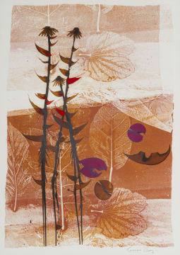 George Boys; Composition with Flowers and Leaves