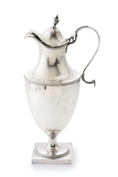 A George III silver ewer, Edward Fernell, London, 1781
