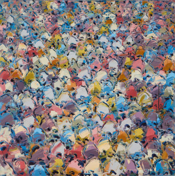 Ablade Glover; A Group of Abstract Figures