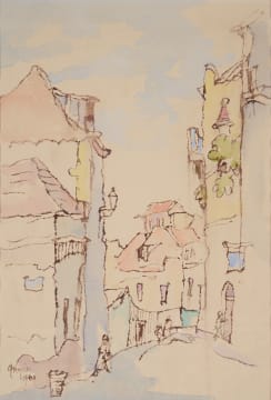 Street Scene with Figures