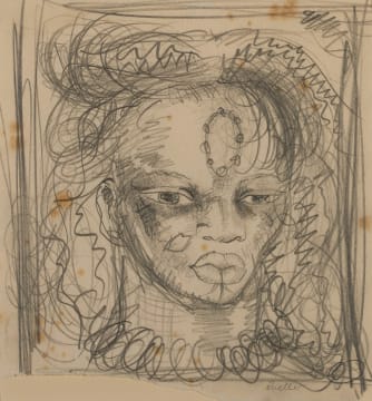 Alexis Preller; African Head