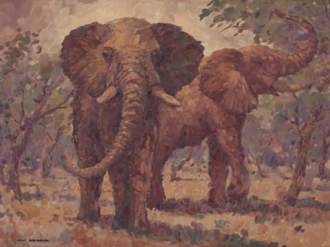 Nils Andersen; Pair of Elephants