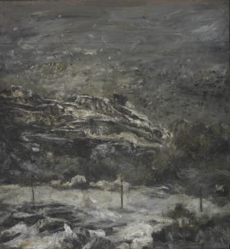 Johann Louw; Stormy Landscape