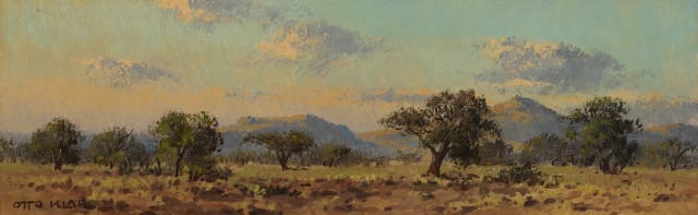 Otto Klar; Cloudy Landscape