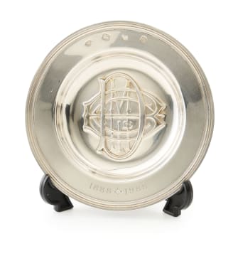 An Elizabeth II De Beers Consolidated Mines Limited Centenary Silver & Diamond-mounted Bowl, De Beers, London, 1988