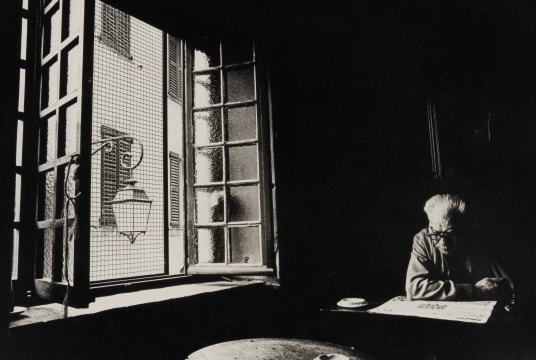 Claire Gavronsky; Untitled (Interior with Seated Figure)