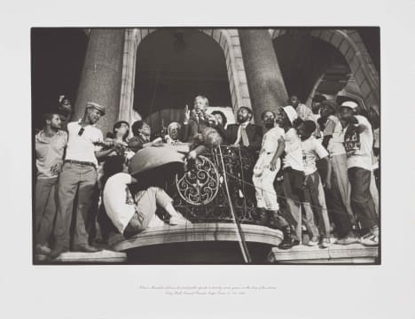 Chris Ledochowski; Nelson Mandela Delivers His First Public Speech in 27 years, on the Day of His Release. City Hall, Grand Parade, Cape Town 11.02.1990