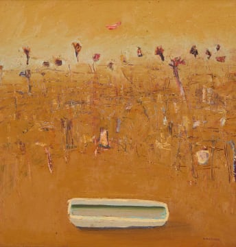 Hermann Niebuhr; Abstract Landscape with Trough