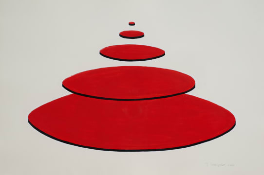 Social Pyramid Diagram (Red), from The Model Men series