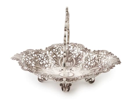 An Edward VII silver basket, James Dixon & Sons Ltd, Sheffield, 1901