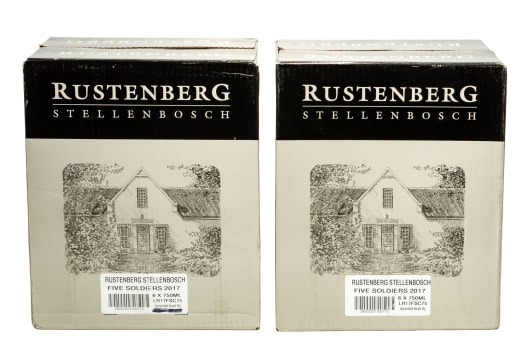 Rustenberg; Five Soldiers Chardonnay; 2017; 12 (1 x 12); 750ml