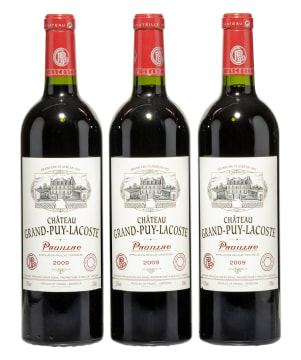 Grand-Puy-Lacoste; Pauillac; 2009; 3 (1 x 3); 750ml