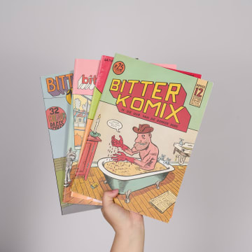 Bitterkomix 5 and 8 - 16, six