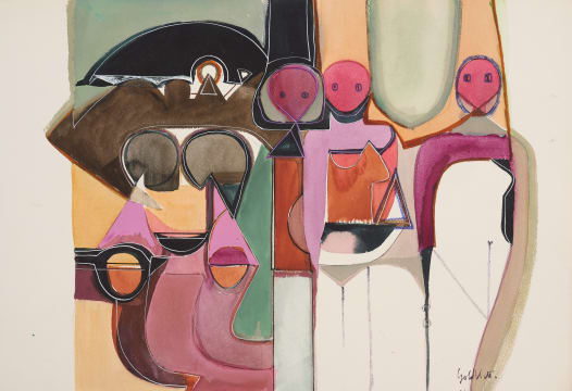Abstract with Geometric Figures II