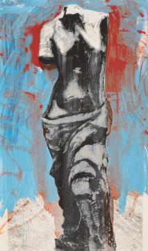 Jim Dine; The Red, White and Blue Venus for Mondale (D'Oench and Feinberg 182)