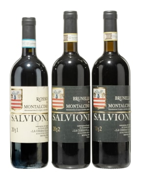 Salvioni; Brunello & Rosso di Montalcino La Cerbaiola; 2012, 2011; 3 (1 x 3); 750ml