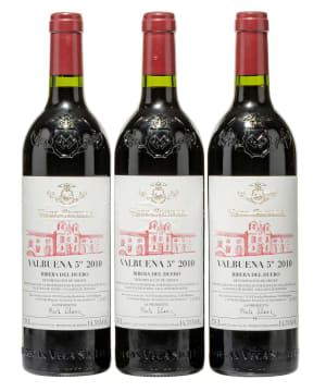 Vega Sicilia; Valbuena 5°; 2010; 3 (1 x 3); 750ml