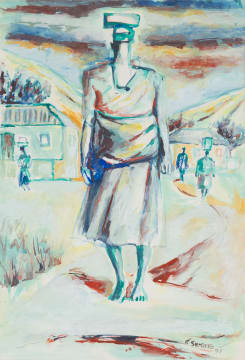 Gerard Sekoto; Eastwood Memories (The Green Woman)