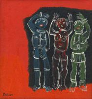 Walter Battiss; Three Female Figures