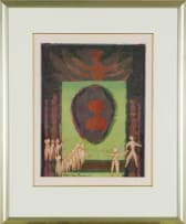 Bettie Cilliers-Barnard; Abstract Composition with Figures