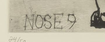 William Kentridge; Nose 9