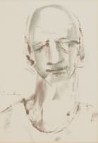 Carl Büchner; Portrait of a Man, two