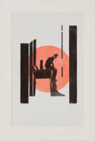 Lionel Abrams; Man Rising from a Chair, five