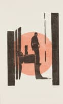 Lionel Abrams; Man Rising from a Chair, five