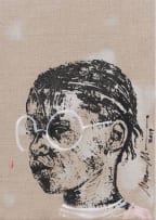 Nelson Makamo; Portrait of a Girl with Glasses