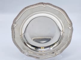 A George II silver dish, Thomas Heming, London, 1759