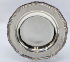 A George II silver dish, Thomas Heming, London, 1759