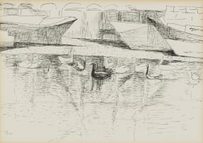 Maud Sumner; Water Birds on the River