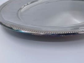 A French silver-plate dish, Christofle, 1935-1983