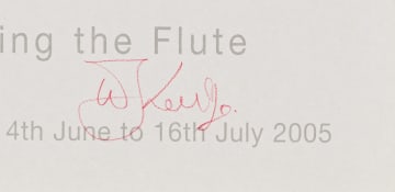William Kentridge; Preparing the Flute, poster