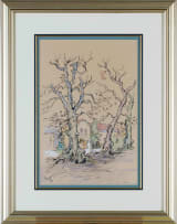 Gregoire Boonzaier; House and Trees