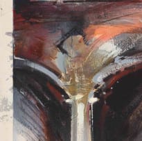 Derric van Rensburg; Abstract Cathedral, triptych