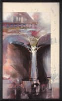 Derric van Rensburg; Abstract Cathedral, triptych