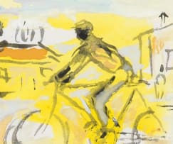 Gerard Sekoto; Figures and Bicycle; Football Players, two