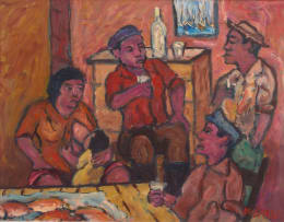 Kenneth Baker; Friends around a Table