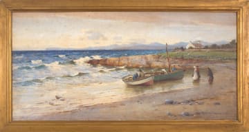 Warren Williams; Boats on the Shore