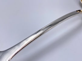 A Victorian silver 'Fiddle' pattern soup ladle, Marshall & Sons, Edinburgh, 1849