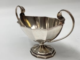A Victorian silver two-handled sugar basin, William Aitken, Chester, 1899