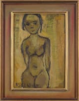Frans Claerhout; Nude Young Woman