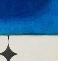 Douglas Portway; Abstract Composition in Blue