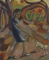 Iris Ampenberger; Girl with Dog