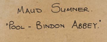 Maud Sumner; Pool, Bindon Abbey