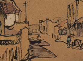 Gregoire Boonzaier; Street Scene