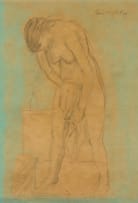 Jean Welz; Standing Nude