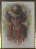Pieter van der Westhuizen; Portrait of a Child in a Hat