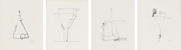 Cecily Sash; Studies of a Funnel, four